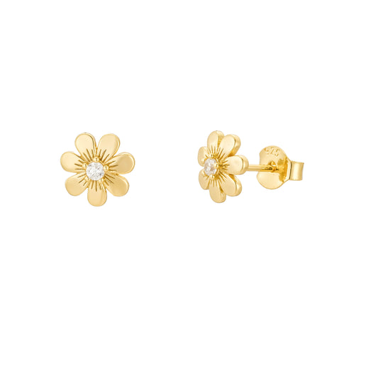 Daisy Flower Stud Earrings