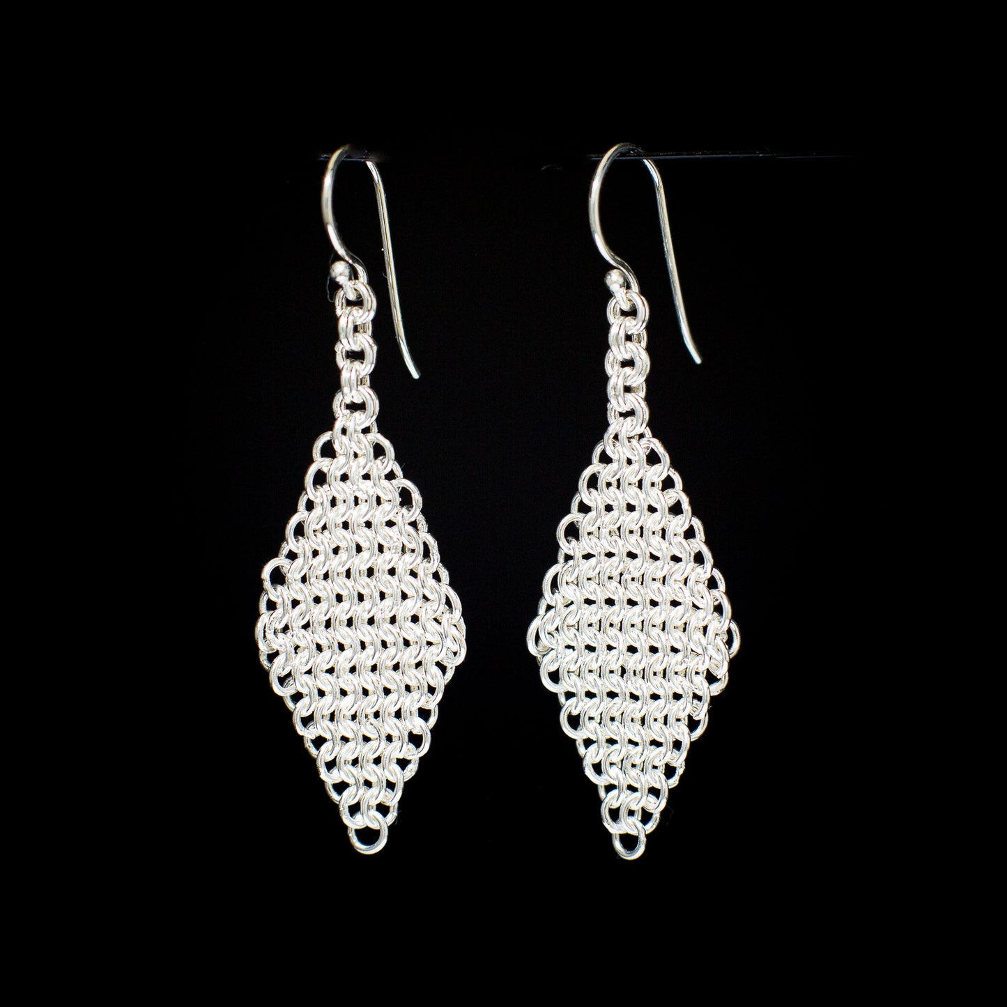 Diamond Chain Earrings