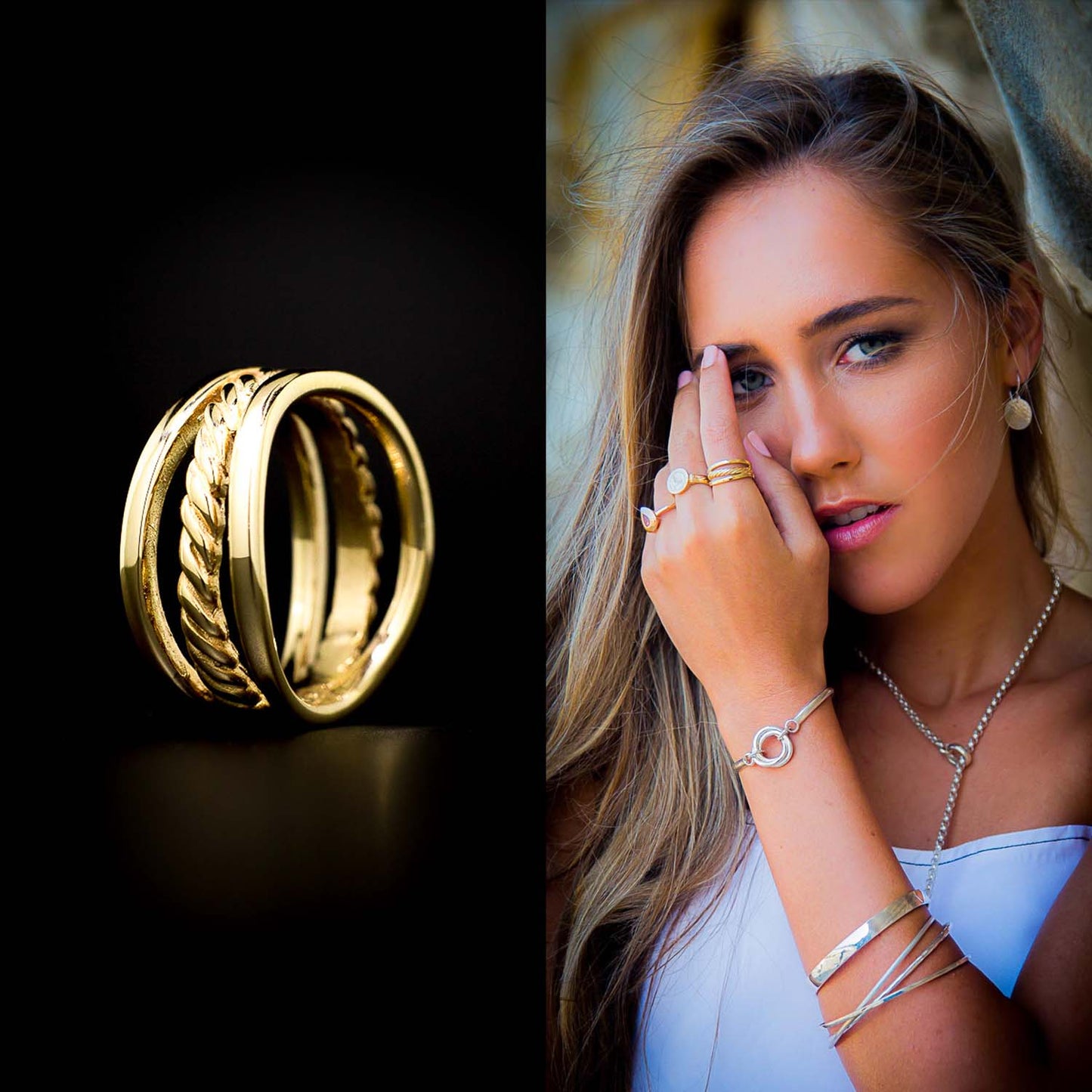 Golden Lasso Ring