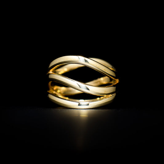 Golden Illusion Ring