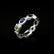 Interstellar - Gemstone Ring Sterling Silver 925 Mixed Shape Bezel Set Stacker